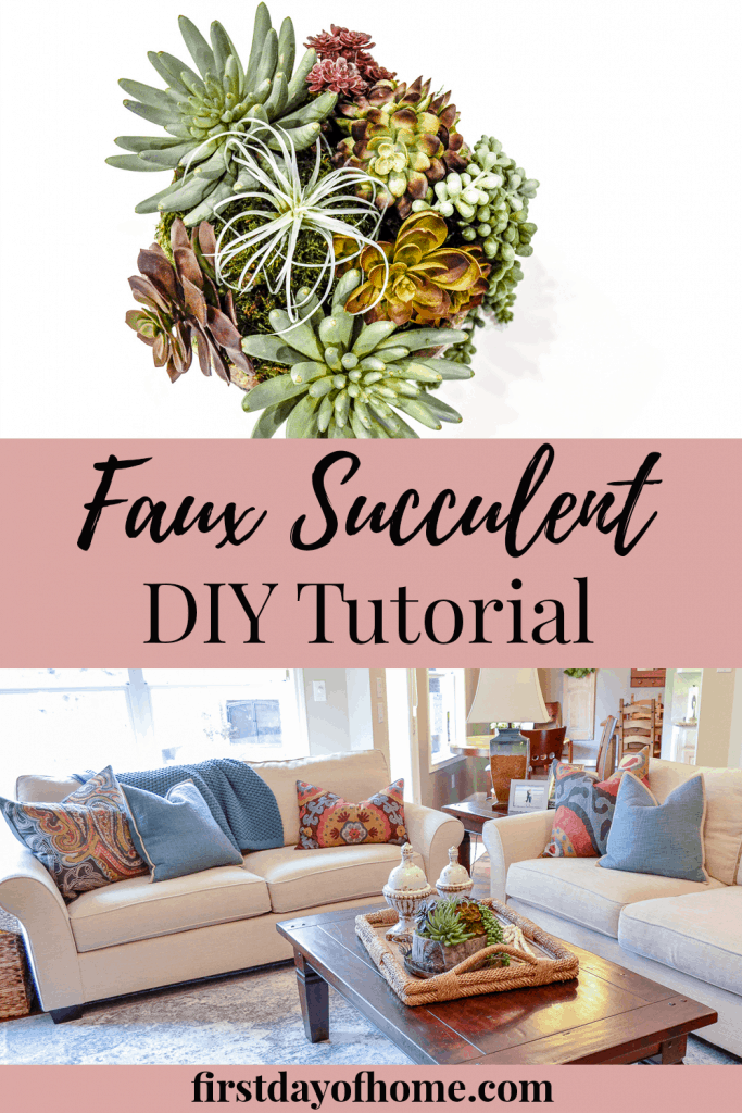 How to Make Faux Succulent Arrangements that Look Incredibly Real