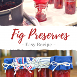 Strawberry fig preserves canning instructions and recipe