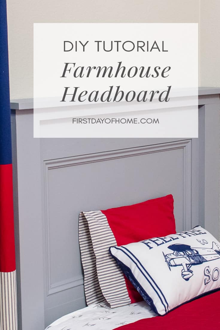 DIY Farmhouse Headboard Tutorial