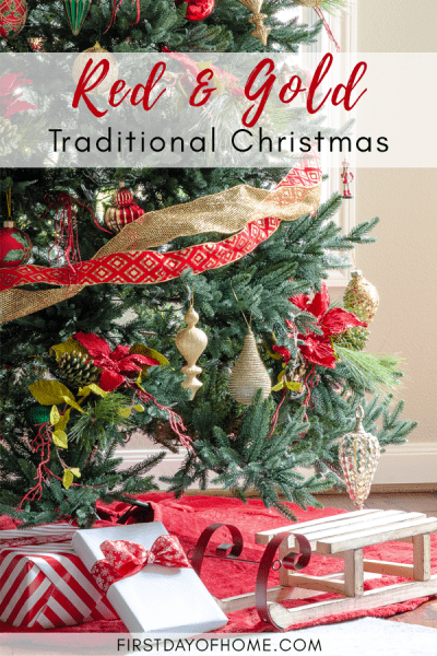 The Best of Red and Gold Christmas Tree Decoration Ideas