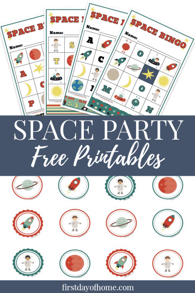 Awesome Space Birthday Party Printables (Free Download)