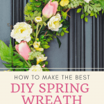 Spring wreath ideas for front door pin