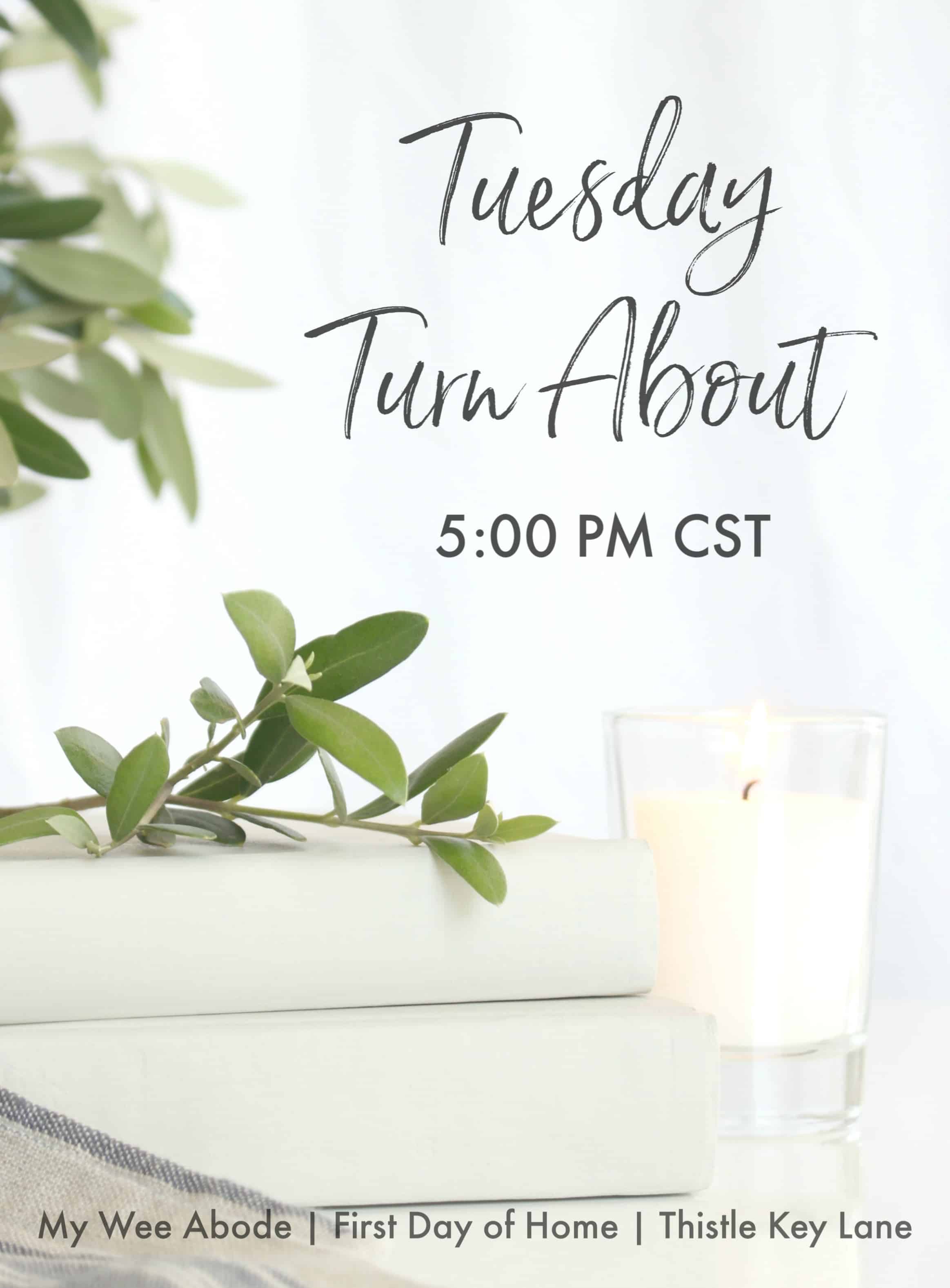 Tuesday Turn About Link Party Logo