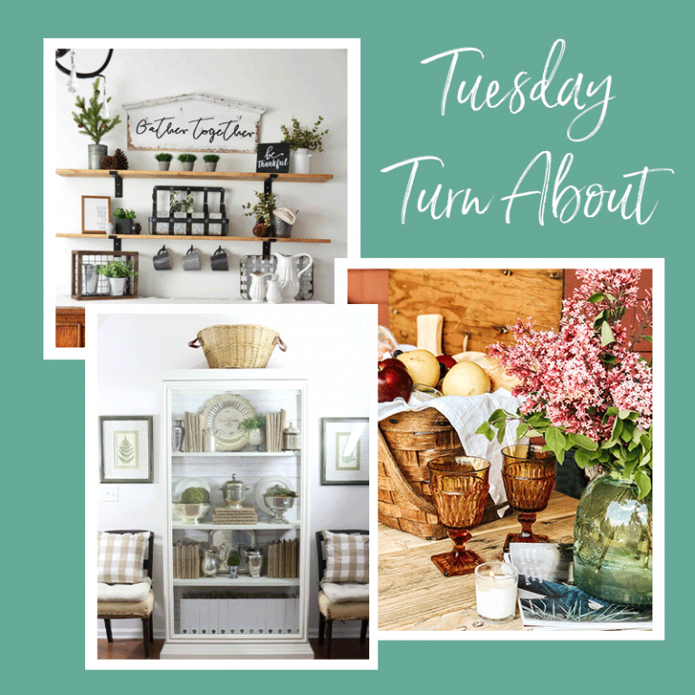Tuesday Turn About #4: DIY Shelving Ideas and Summer Picnics