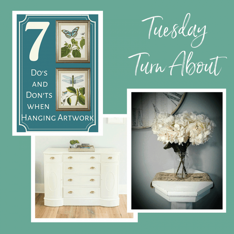 Tuesday Turn About #7: Home Decor Tips and Furniture Makeovers