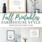 FREE fall printables to decorate the home for fall