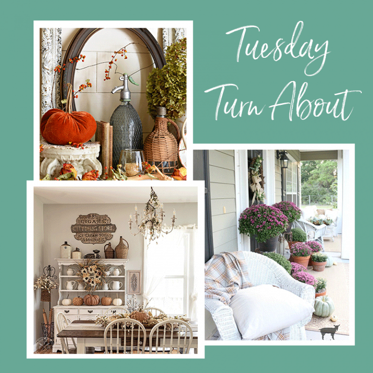 Tuesday Turn About #20: Rustic & Vintage Fall Decor