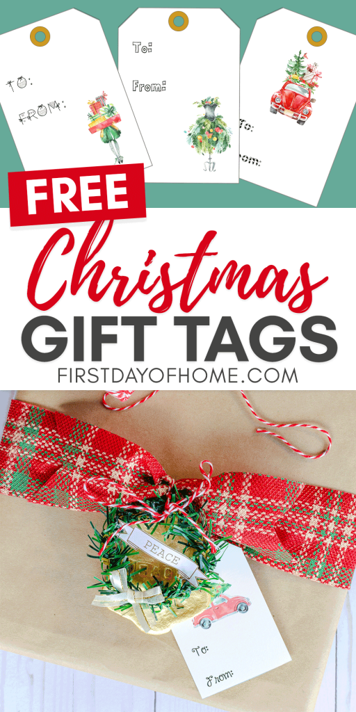 Free Christmas gift tags to download 