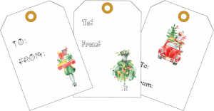 Free Printable Christmas Gift Tags to Make Your Spirits Bright