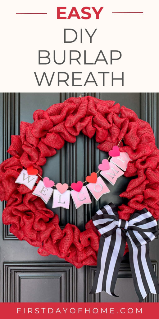 How to Make a Burlap Wreath - Easy Guide + Video for Beginners