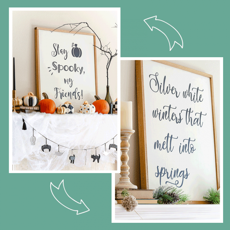 How to Make Reversible Farmhouse Signs – DIY Guide
