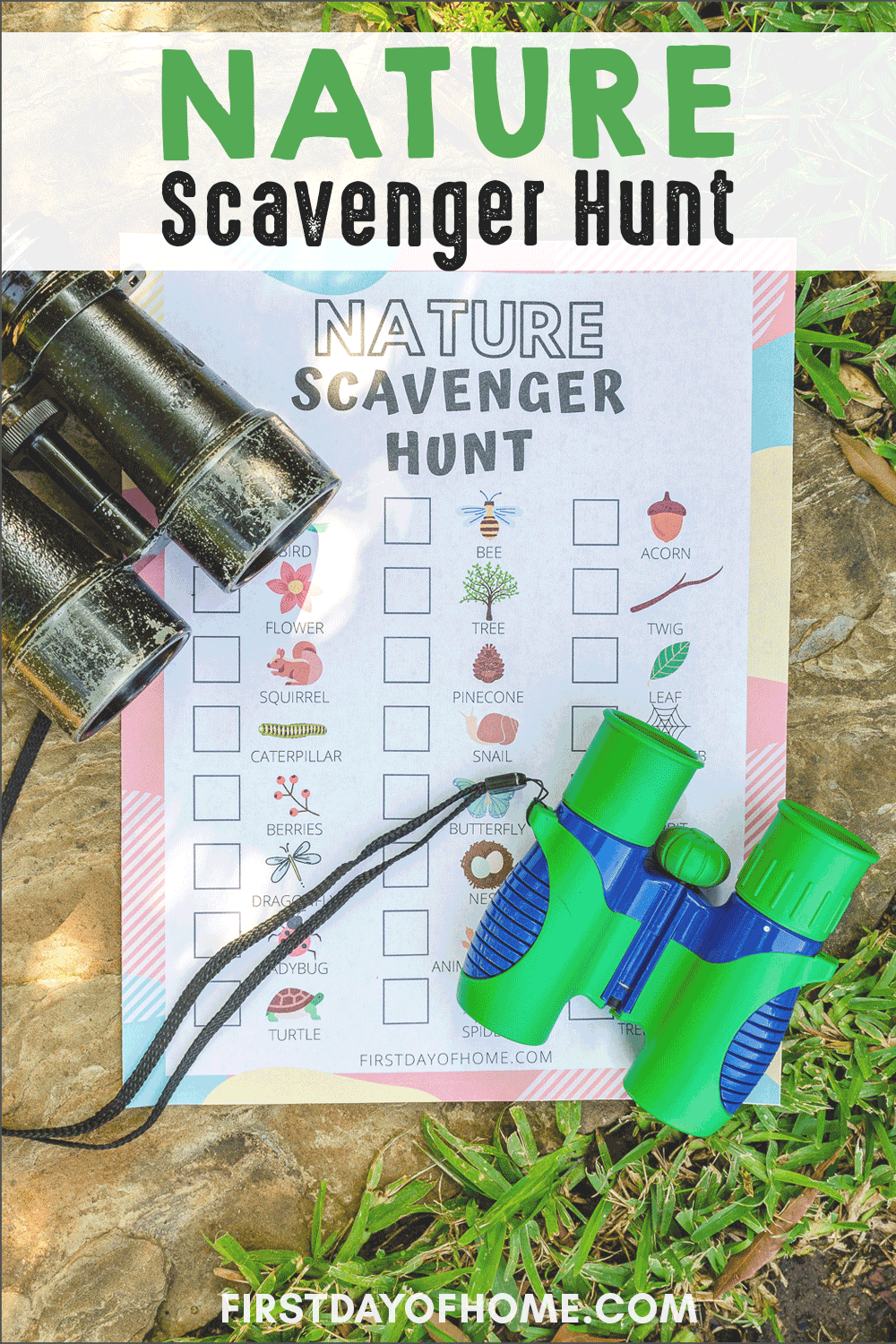 The Best Nature Scavenger Hunt for Kids [Free Printable]