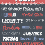 Free patriotic font collection