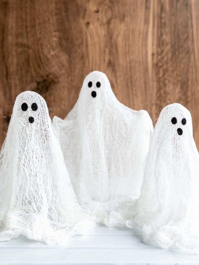 How to Make Cheesecloth Ghosts