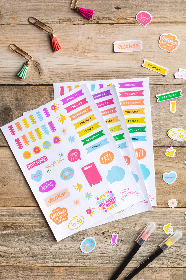 How to Make Stickers with Cricut