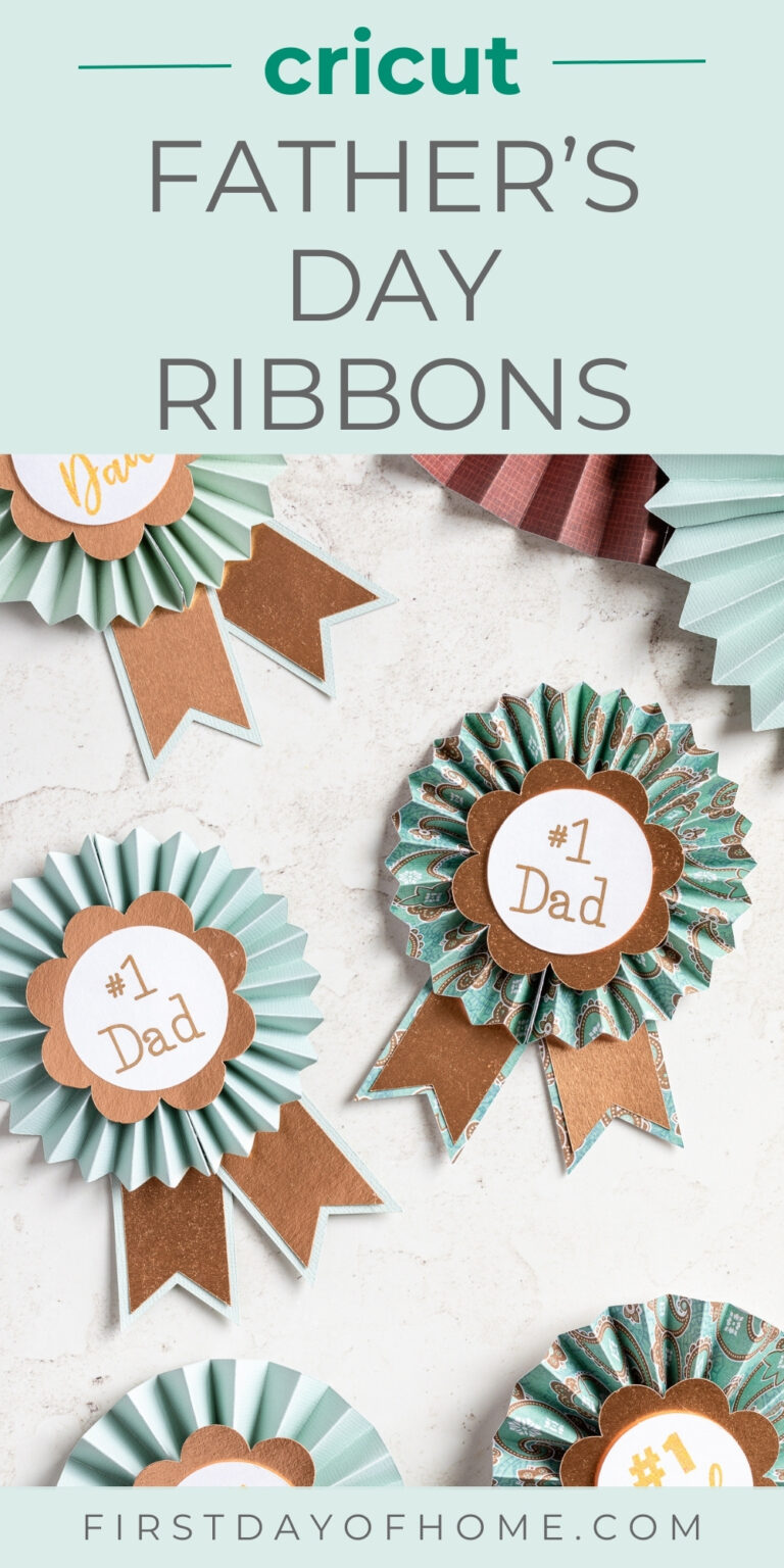 Father's Day Ribbon - Cricut Tutorial (Free SVG)